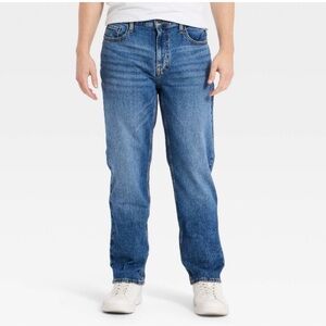 NWT Goodfellow & Co Straight Fit Jeans Medium Wash Sz 36X30